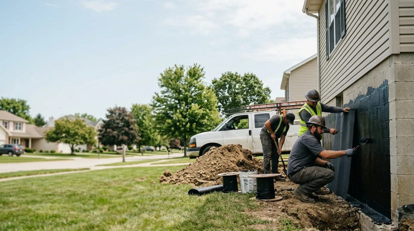 Basement Waterproofing in New London, IA near me